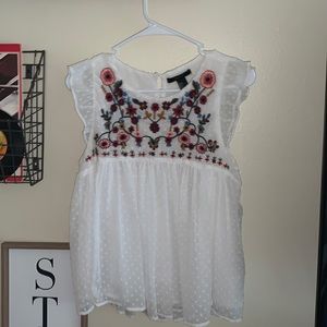 Summer/spring flowered blouse